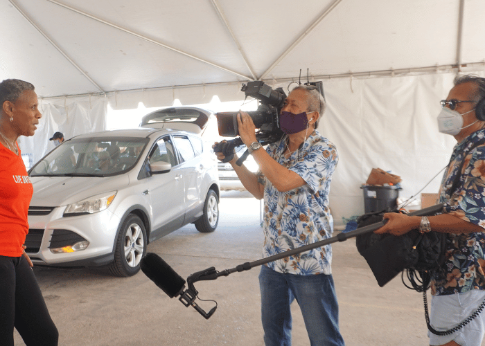 Good morning america interviewing united way