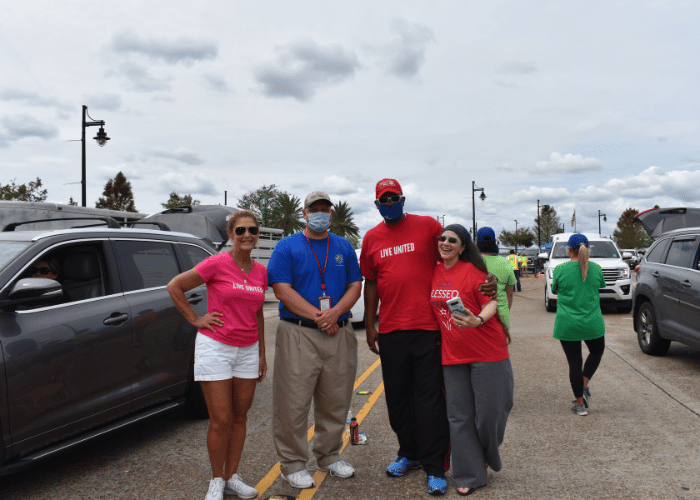 President of United Way for Jackson & George Counties Tee McCovey visits United Way Southwest Louisiana
