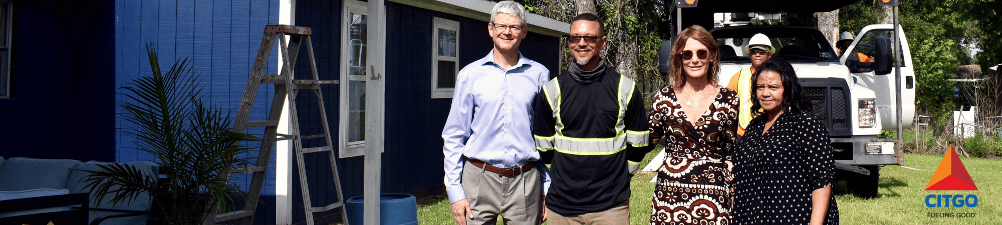 group people outside